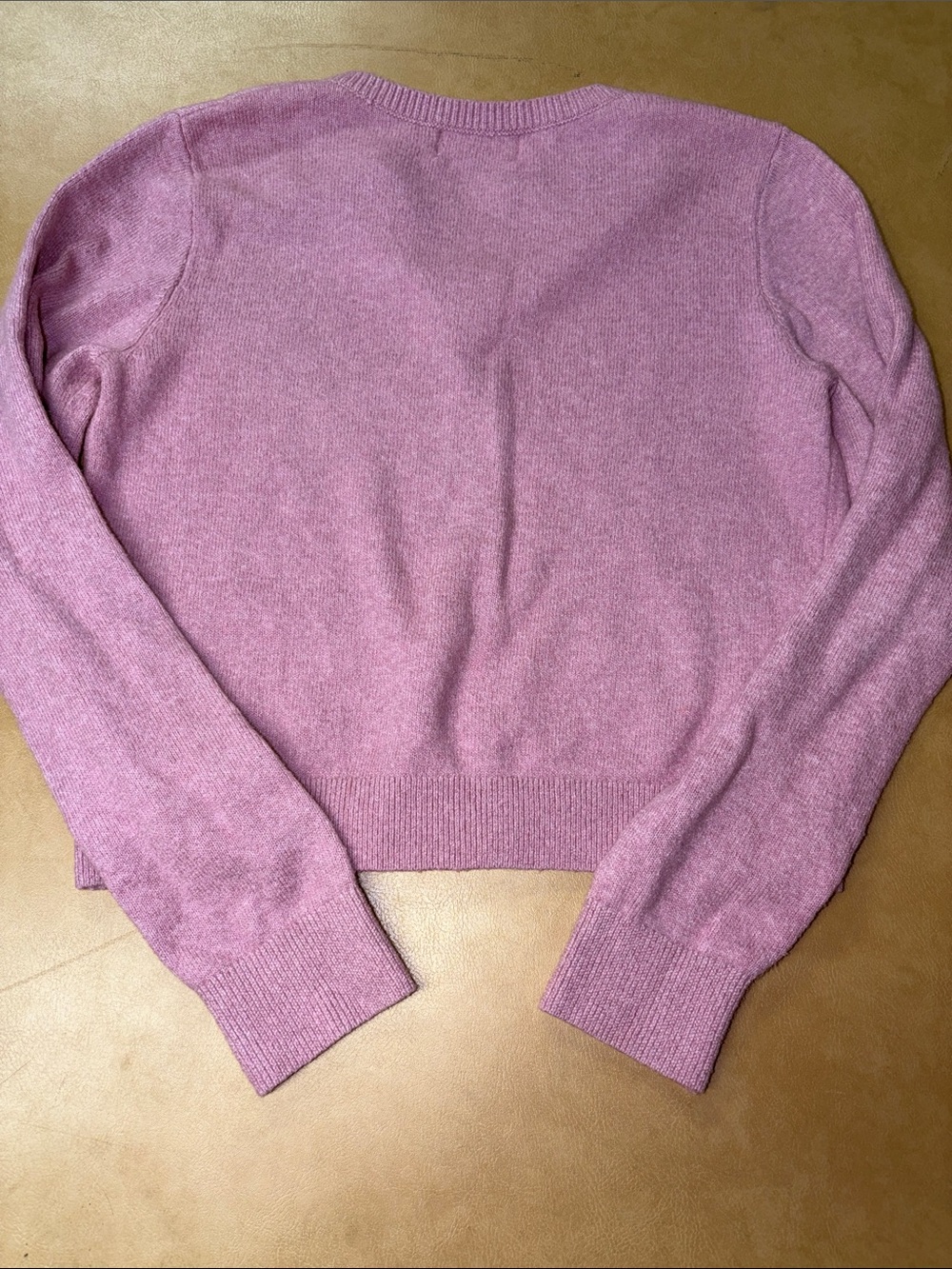 Old Navy Women's Mauve Pink Button-Up Crewneck Cardigan size small - Picture 3 of 3